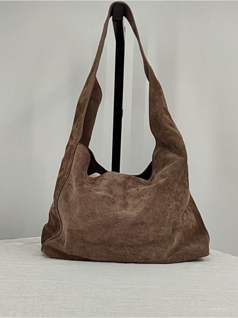 Quince Italian Suede Slouchy Shoulder Bag - Picture 6 of 6